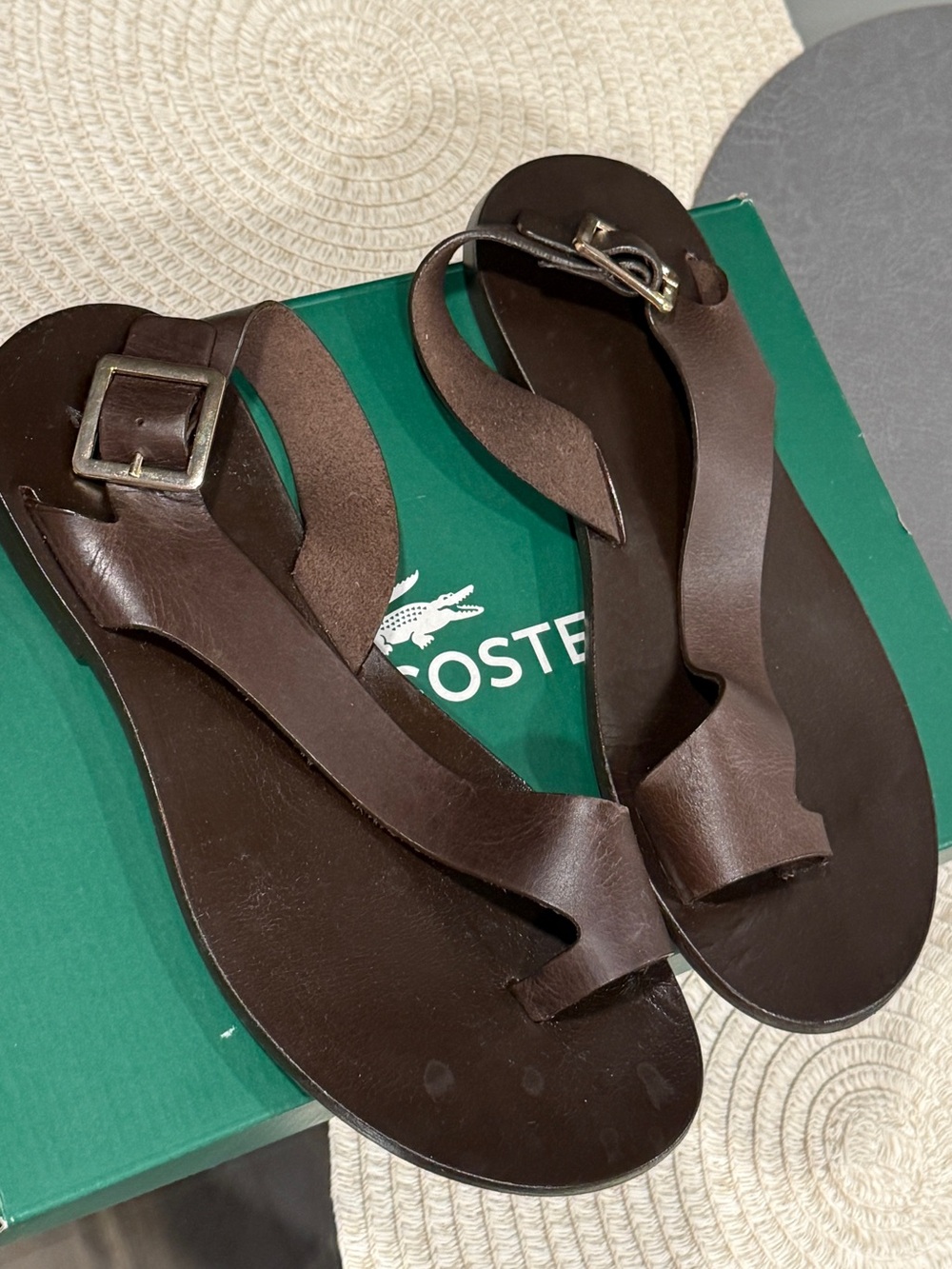 Leather Mango sandals